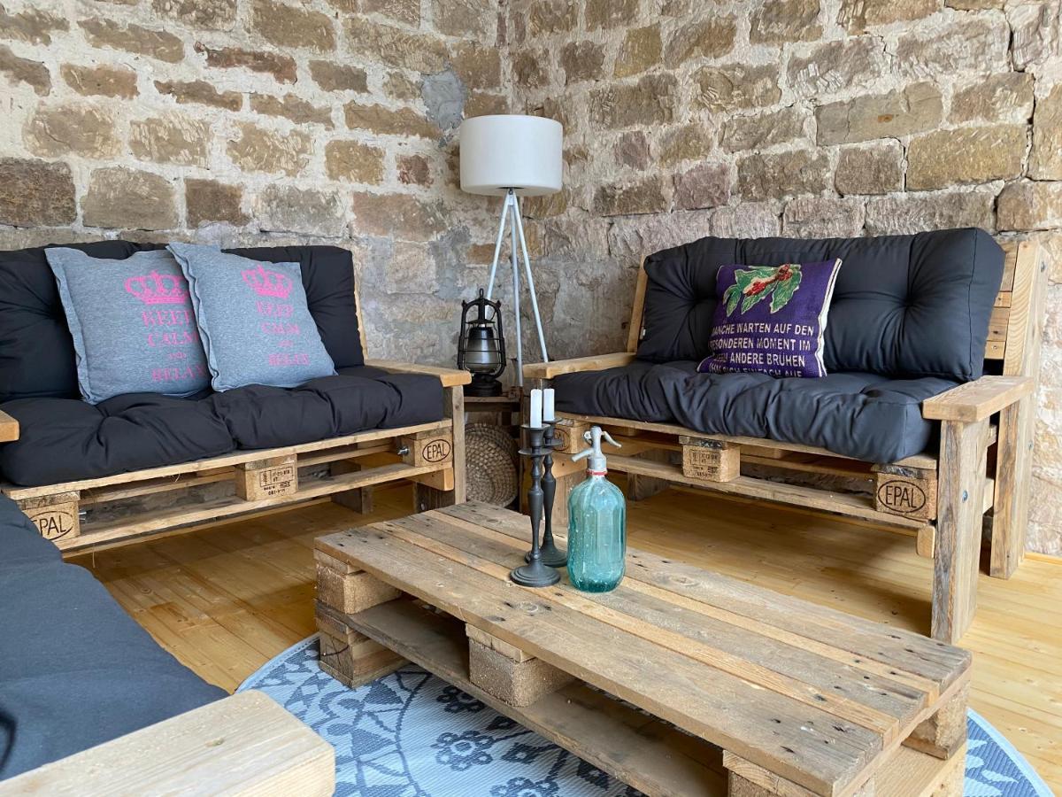 Gaestehaus Sellemols Ferienwohnung Korbmacher Heuchelheim-Klingen Buitenkant foto
